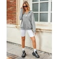 thumbnail image 6 of Zeagoo Womens Zip Up Hoodies Long Sleeve Lightweight Fall Oversized Casual Sweatshirts Jacket with Pocket, 6 of 6