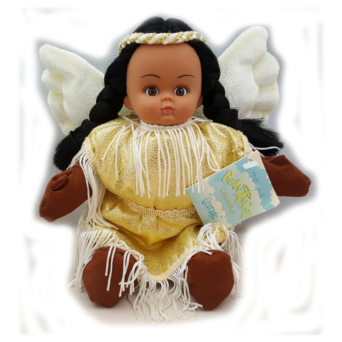 The Original Bean Angel Collectibles "Courage" Doll 10"