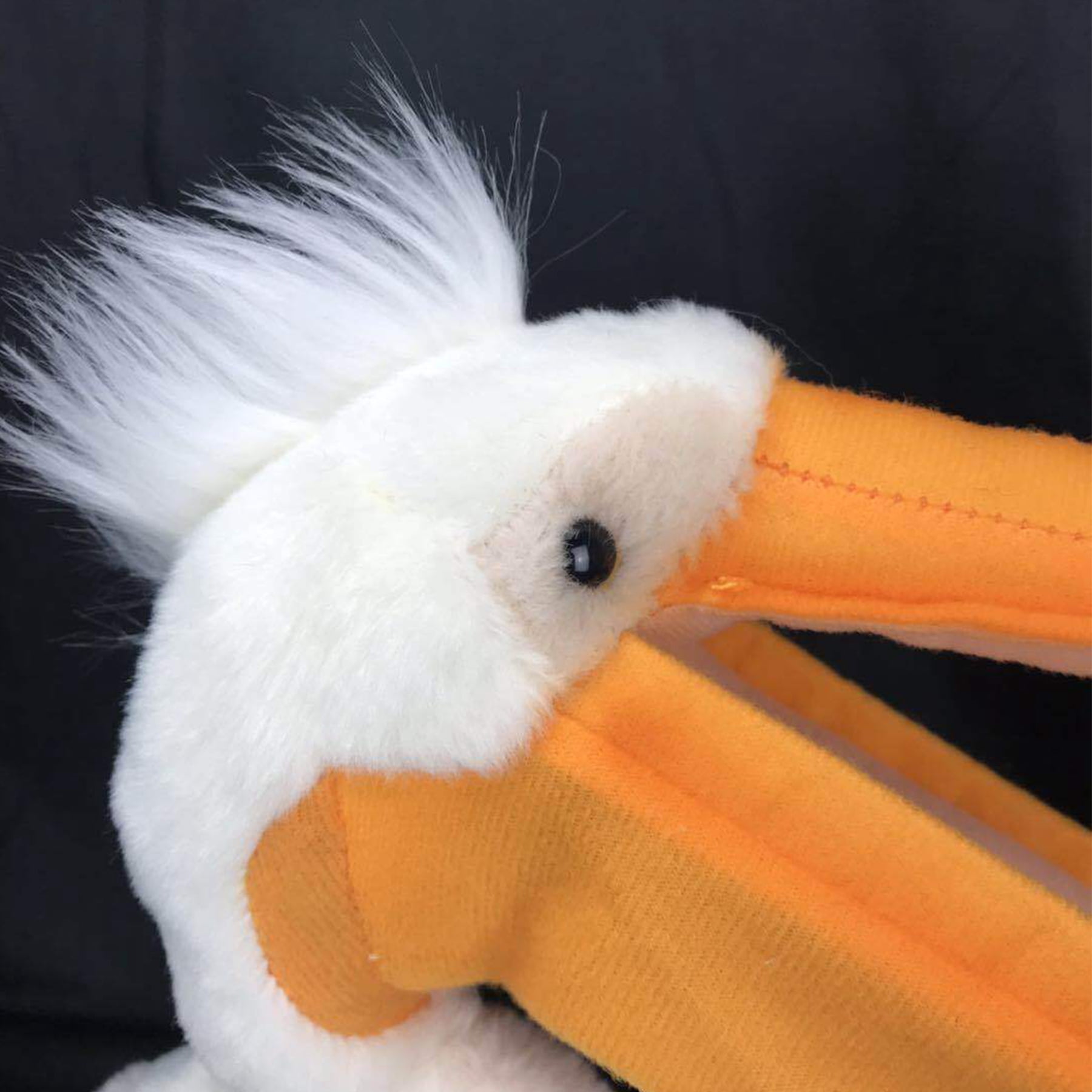 Realistic Stuffed Pelican Plush Toy - 18 Inch Cuddly Wildlife Design - Perfect Gift for Kids