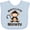 AE-Light Blue, variant on Inktastic Mimi Little Monkey Grandchild Boys or Girls Baby Bib