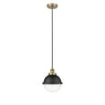 thumbnail image 2 of Innovations Lighting  Hampden - 1 Light 9" Cord Hung Mini Pendant Clear/Polished Chrome, 2 of 5
