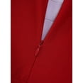 thumbnail image 3 of dPois Enfants Filles Costume de Ringmaster de Cirque Robe Halloween Spectacle Cosplay Fête Justaucorps Déguisement Rouge N 6, 3 of 7