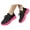 Red, variant on Women's Mesh Fashion Sneakers Lace up Casual Tennis Shoes Non Slip Knitted Socks Platform Shoes