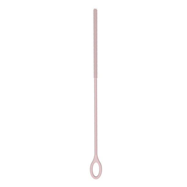 Limpieza, Limpieza del hogar, Cepillo limpiador de pajitas de silicona, Cepillo limpiador de pajitas reutilizable mejorado, Cepillo extra largo, Cepillo extra largo y suave para botellas, Para limpiar