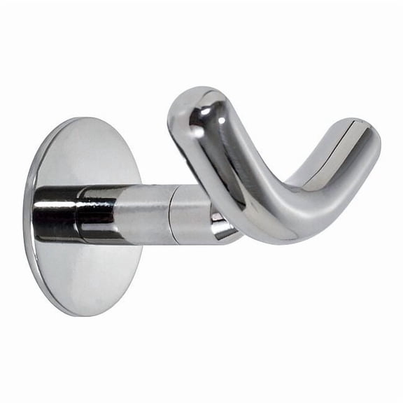 Wingits Modern Elegance Double Robe Hook, Polished Finish