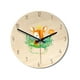 thumbnail image 1 of Punteros de aluminio de dibujos animados Reloj de pared con esfera de madera Movimiento sin tictac Reloj de sala de estar Dormitorio Advancent JJ20451-04, 1 of 3