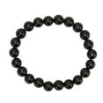 thumbnail image 2 of Pulsera de Ágata negra Bling Bling estirable unisex, 2 of 14