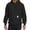 Black, variant on Men's Relaxed Fit Fleece-Lined Pullover Hooded Sweatshirt Comfortable and Soft