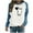 Blue, variant on nerohusy Fall Halloween Sweatshirts for Women Crewneck Long Raglan Sleeve Sweatshirt Relaxed Spooky Heart Print Pullover Tops 2025 Black,XL