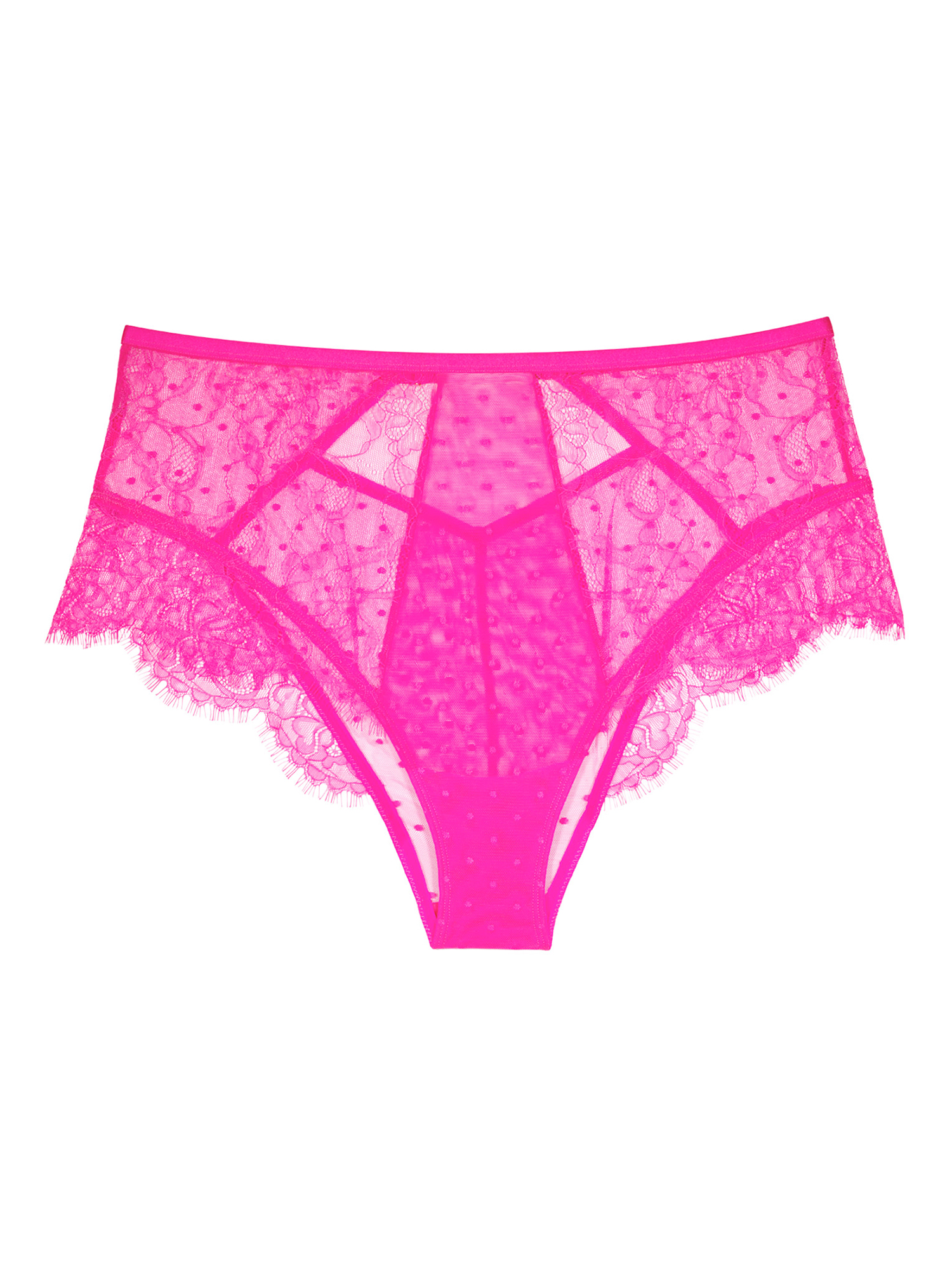 Smart & Sexy Women's Lace High-Waisted Cheeky Panty, Style-SA905