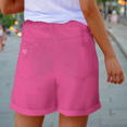 thumbnail image 3 of Womens Summer Denim Shorts High Waisted Jean Shorts Shorts Sexy Distressed Ripped with Pockets Casual Flat Front Solid Shorts, 3 of 5