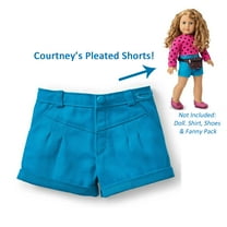 American Girl Doll Outfit Courtney Pleated Shorts for 18" Dolls (Doll Not Included)