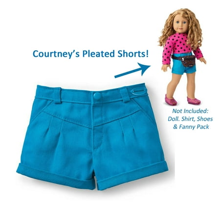 American Girl Doll Outfit Courtney Pleated Shorts for 18" Dolls (Doll Not Included)