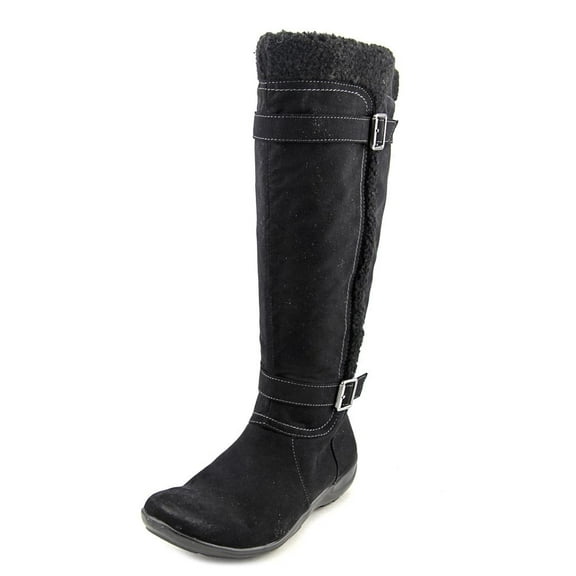 Naturalizer Frost Wide Calf Women  Round Toe Synthetic Black Winter Boot