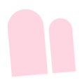 thumbnail image 4 of Sharprepublic 2 Pieces Arch Backdrop Covers Decorative Arch Stand Cover for Birthday Decor Pink, 4 of 8