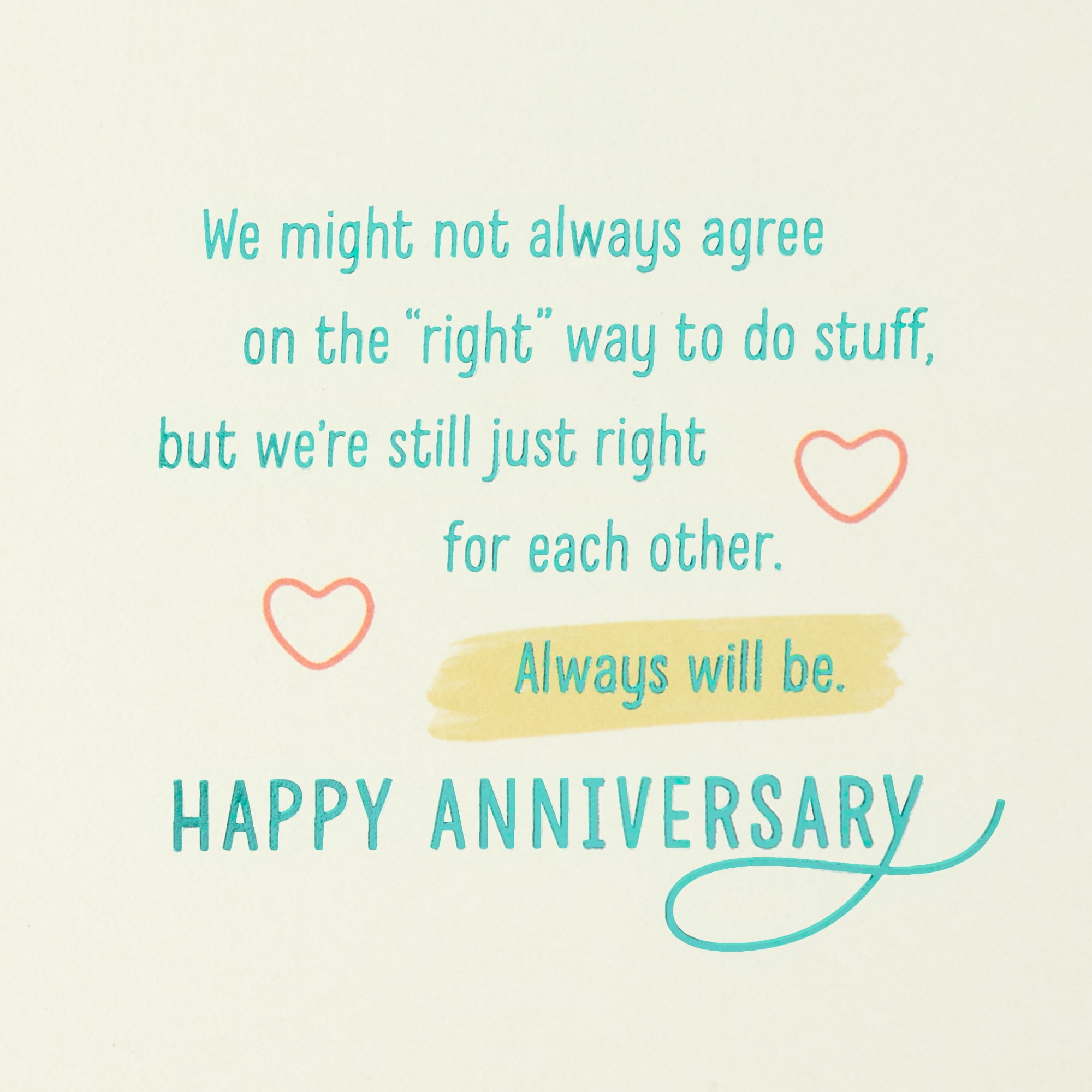 Hallmark Anniversary Card (Couple Adjusting Thermostat)