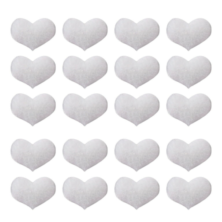 Mini Red White Hearts Nail Art Stickers