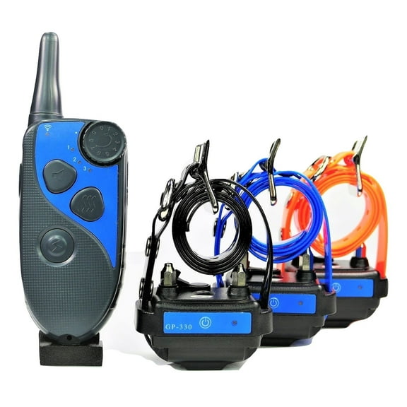 GROOVYPETS 650 Yards Remote Dog Training Shock Collar No Bark Pet Trainer:Rechargeable Waterproof Correction E Collar for 3 Small,Medium,Large Dogs