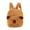 thumbnail image 4 of HJYCHN Preschool Backpack for Girls Cute Cartoon Plush Toy Storage Daypack for Kids Girls Boys 5-15 Years Backpack for School Coffee One Size, 4 of 4