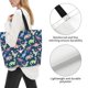thumbnail image 3 of Balery Dinosaur Bolsa Tote Estilo Estético con Cremalleras, Bolsa de Hombro, Bolsa de Compras Grande y Plegable, 3 of 8