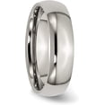 thumbnail image 5 of Chisel Titanium Polished 6.2mm Half Round Band - Ring Size 6.0, 5 of 8