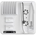 thumbnail image 2 of Ps5 Slim Stand And Cooling Station With Dual Controller Charging Station, Compatible For Playstation 5 Slim Console, With 6 Game Slots, 2 of 5