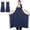 Navy Blue, variant on Fiykzur 2 Pcs Plus Size Chef Apron, Unisex Professional Apron with 2 Pockets for Cooking, Work, Baking (Larger Size)