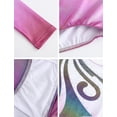 thumbnail image 3 of FEOYA Kids Gymnastics Leotards Gymnastics Long Sleeve/Sleeveless Leotards with Shorts for Girls Athletic Bodysuit Dance SJumpsuit Sparkly Ballet Outfit Hairbands Shorts Set for 5-12 Years 3Pcs Purple, 3 of 6