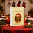 thumbnail image 2 of chaungfeng Christmas Countdown Calendar - 24-Day Dachshund Theme Pendant Countdown Calendar,Seasonal 2D Flat Ornaments for Window Wall Fence Mantel Living Room Tree, 2 of 3