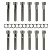 SBF Stainless Steel Intake Manifold Bolt Kit Replacement for Ford V8 Small Block - 260, 289, 302, 5.0L