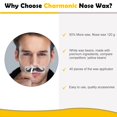 thumbnail image 6 of Charmonic 4.3oz/120g Nose Wax Kit for Men and Women, Quick & Painless Nose Hair Remover Wax with 40 Wax Applicator (20 Times Usage Count), 6 of 8