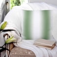 thumbnail image 4 of Sage Green White Ombre Throw Pillow Covers, Soft Pillowcases with Invisible Zipper, Modern Abstract Art Farmhouse Gradient Square Pillow Cushion Covers for Living Room Couch Sofa Bed 24x24 Inches, 4 of 7
