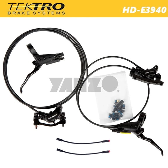Tektro Super73 HD-E3940 E-bike Power Control 2Pin 4 pistons Hydraulic Disc Brake Set In Bulk,No Retail Box