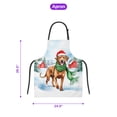 thumbnail image 5 of Hello Winter Rhodesian Ridgeback Frosty Morning Walk Welcome Snowy Christmas Apron Ridgebacks Dog Lover Gifts for Cooking Grilling Baking Painting Gardening - 02018, 5 of 5
