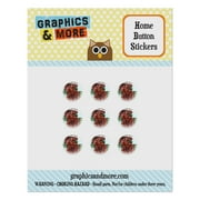 Cartoon Roses Home Button Stickers Set Fit Apple iPhone iPad iPod Touch