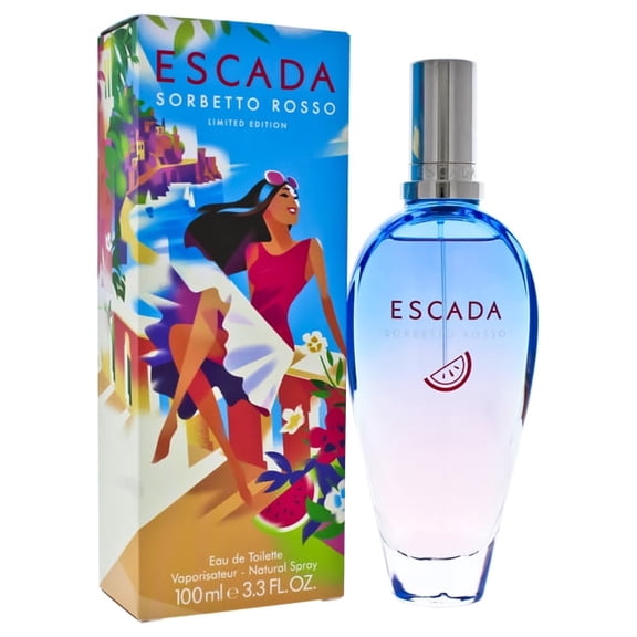 Escada Sorbetto Rosso by Escada Eau De Toilette Spray 3.3 oz