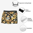 thumbnail image 3 of Yiaed Mushrooms Honeycomb Print Men's Soft Cotton Boxer Shorts Breathable Boxers Underwear Moisture-Wicking Underwear Stretch Boxer Briefs for Man-Medium, 3 of 5