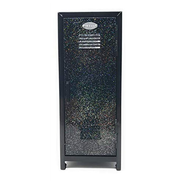 11” Miniature Glitter Locker (Black)