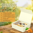 thumbnail image 5 of DERMAXGEN Turmeric + 30% Vitamin C Face Glow Boosting Skincare Set – Moisturizer, Serum, Oil & Mask Jar with Brush - Normal, Dry & Oily Skin (Set Of 4), 5 of 7
