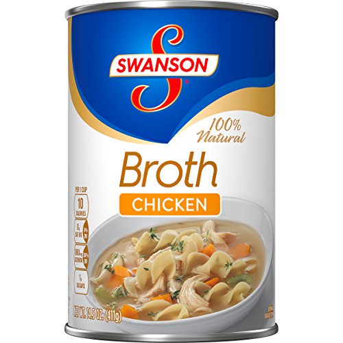 Swanson Chicken Broth, 4 Count (Pack of 6)