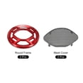 thumbnail image 3 of Unique Bargains Speaker Grill Cover 5' Mesh Subwoofer Grill Guard Protector for Home Audio DIY Red 2 Pack, 3 of 7