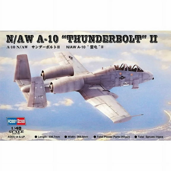 A10-A Thunderbolt 1/48 Scale Plastic Model Kit Hobby Boss
