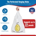 thumbnail image 3 of Bolsas de plástico Fuxury Happy Smiling Face Thank You, 1000 unidades, 3 of 9