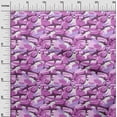 thumbnail image 3 of oneOone Cotton Jersey Purple Fabric Ocean Shark Diy Clothing Quilting Fabric Print Fabric By Yard 58 Inch Wide, 3 of 4