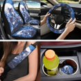 thumbnail image 4 of KUIFORTI Wolf Print Car Seat Covers Full Set Easy to Install 14 Pieces Automotive Rear Front Seat Protector Universal Fit for Vehicles,Cars,Suvs,Vans,Sedans Wear-Resistant Washable, 4 of 7