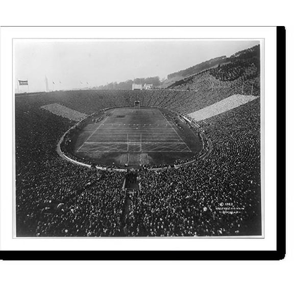 Historic Print, [Stadium at Berkeley, Calif.(?), during a football game between Stanford and California], 18" x 24"