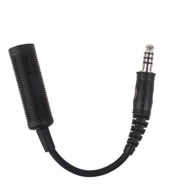 Portable Headphone Adapter Universal Converter Connect Your Headset to Radio or Phone U174 Converter for Indoor Use
