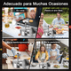 thumbnail image 2 of Prensa Hamburguesas Molde Manual 12cm Malubero, Plateado, 2 of 5