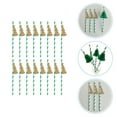 thumbnail image 2 of 50Pcs Creative Drinking Straws Christmas Tree Honeycomb Straws Party Favors, 2 of 8