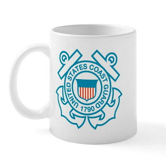 CafePress - Coast Guard Logo Shirts Mug - 11 oz Ceramic Mug - Novelty Coffee Tea Cup